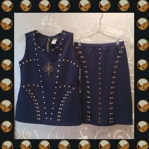 NEW WITH TAGS WOMENS CAREER SHIRT & SKIRT SIZE S